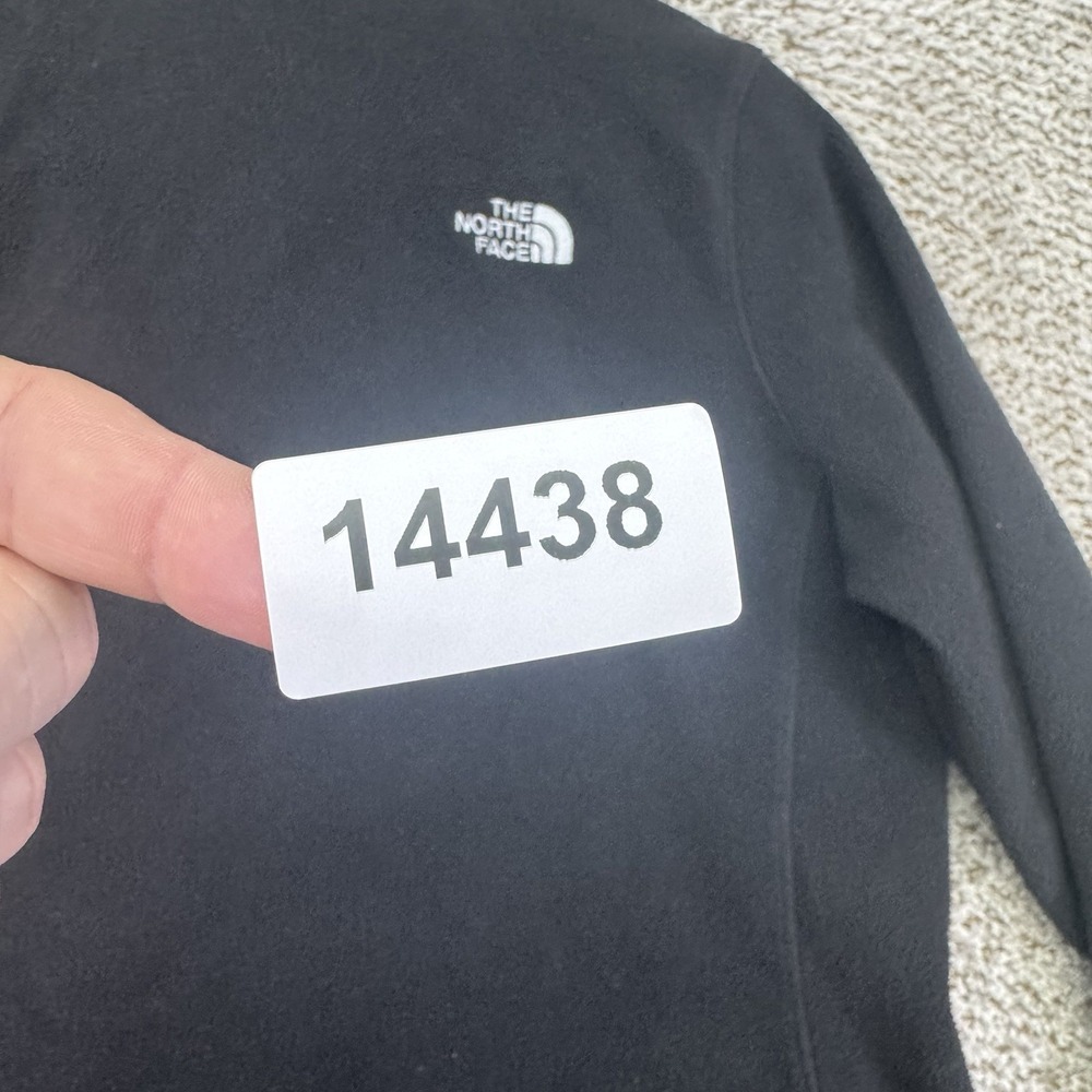 The North Face Fleece Jacket Women's Size Medium Black Full Zip Outdoor Hiking - Picture 16 of 16